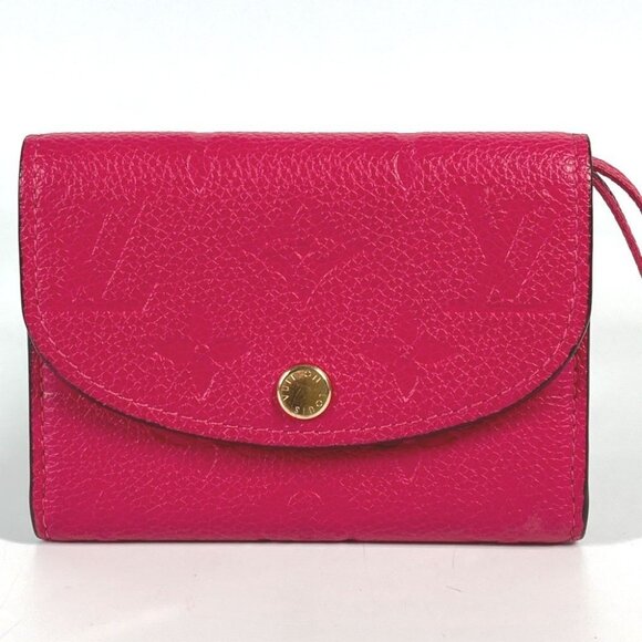 LOUIS VUITTON M81521 MonogramEmpreinte Porto Monnaie-Rosalie Compact wallet - Picture 1 of 10